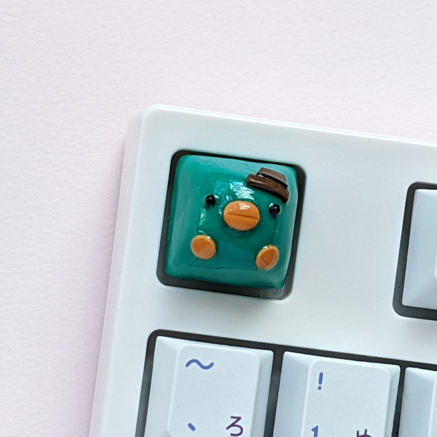 perry the platypus artisan keycap