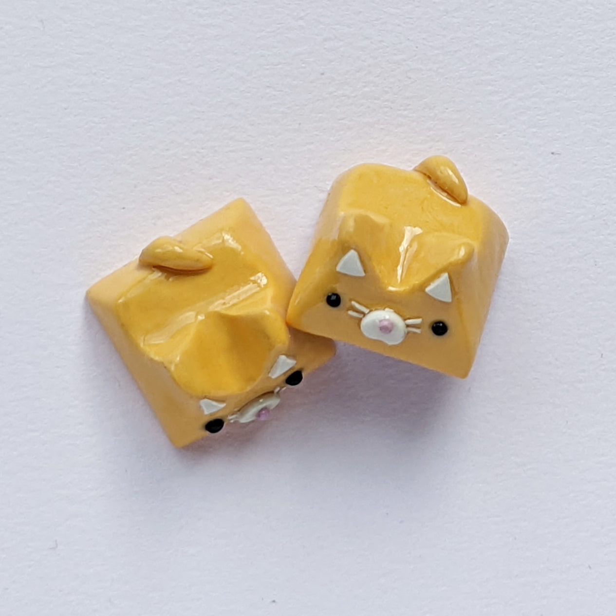 tater the tabby cat artisan keycap
