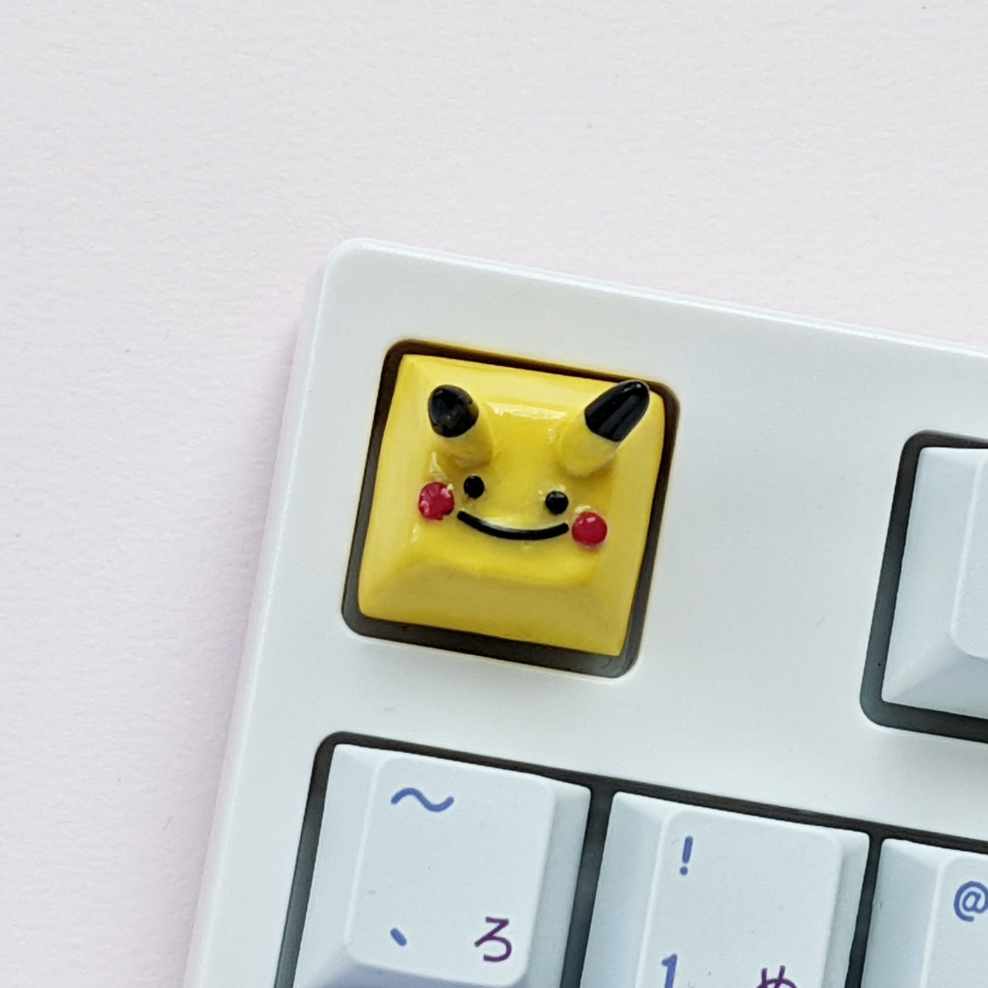 ditto pikachu artisan keycap